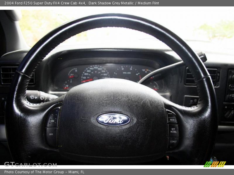 Dark Shadow Grey Metallic / Medium Flint 2004 Ford F250 Super Duty FX4 Crew Cab 4x4