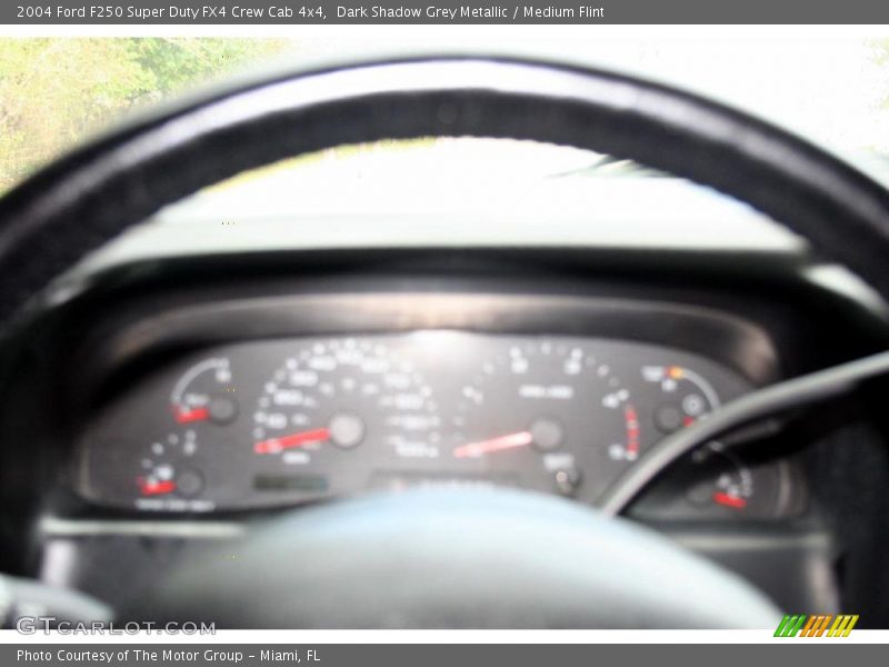 Dark Shadow Grey Metallic / Medium Flint 2004 Ford F250 Super Duty FX4 Crew Cab 4x4