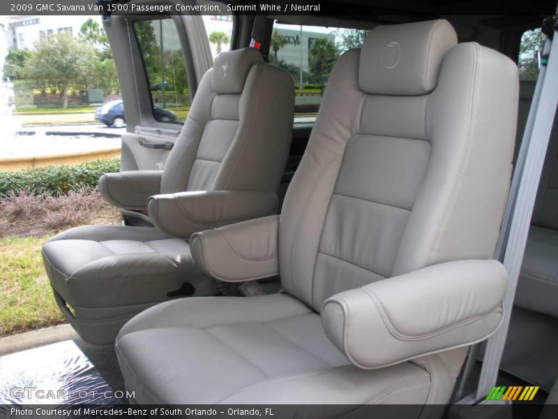 Summit White / Neutral 2009 GMC Savana Van 1500 Passenger Conversion