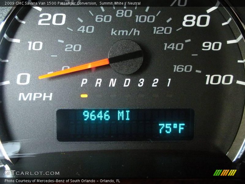 Summit White / Neutral 2009 GMC Savana Van 1500 Passenger Conversion