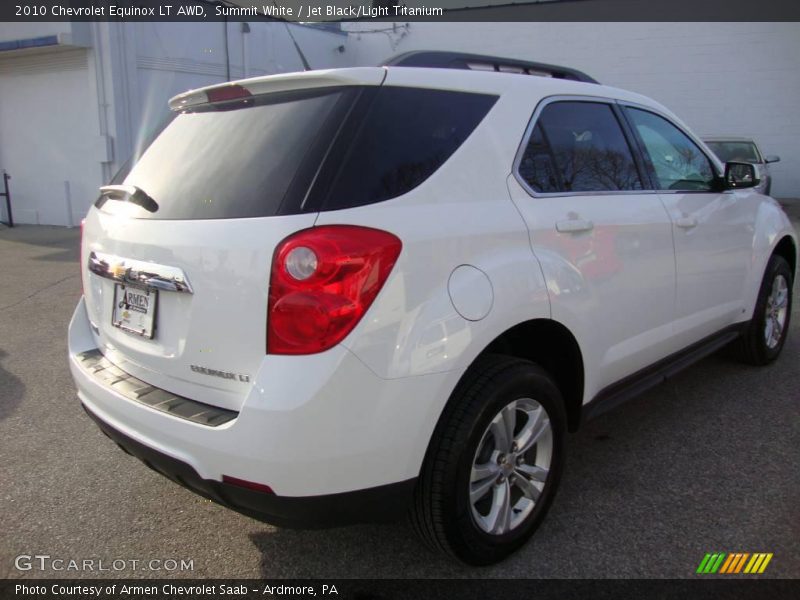 Summit White / Jet Black/Light Titanium 2010 Chevrolet Equinox LT AWD