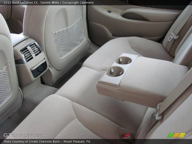 Summit White / Cocoa/Light Cashmere 2010 Buick LaCrosse CX