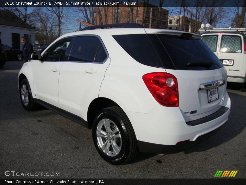 Summit White / Jet Black/Light Titanium 2010 Chevrolet Equinox LT AWD