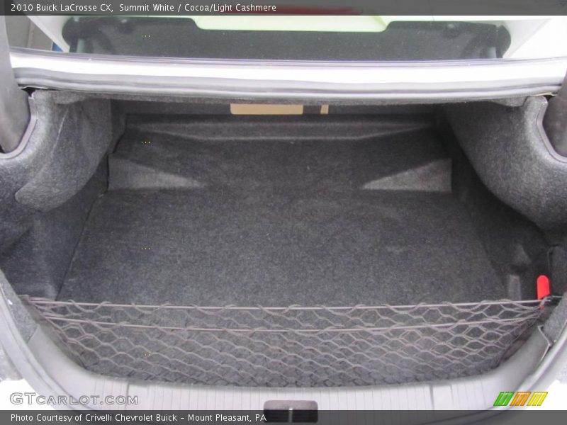 Summit White / Cocoa/Light Cashmere 2010 Buick LaCrosse CX