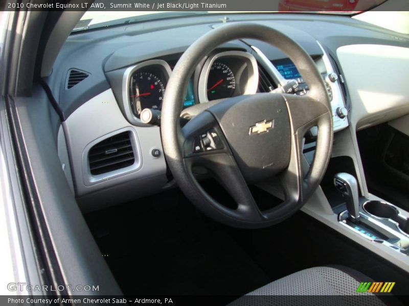 Summit White / Jet Black/Light Titanium 2010 Chevrolet Equinox LT AWD