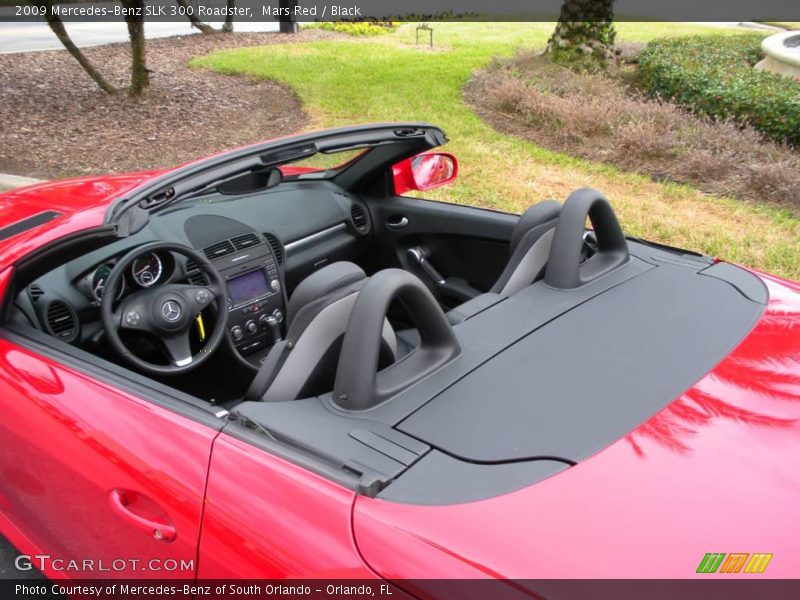 Mars Red / Black 2009 Mercedes-Benz SLK 300 Roadster