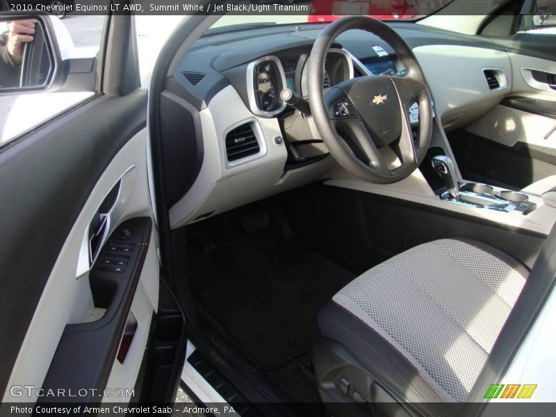 Summit White / Jet Black/Light Titanium 2010 Chevrolet Equinox LT AWD