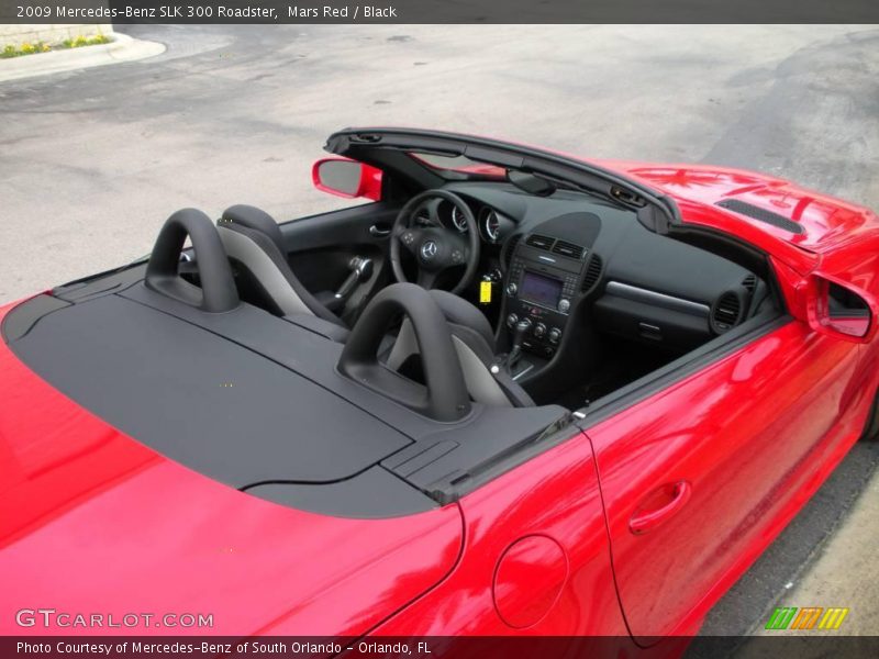 Mars Red / Black 2009 Mercedes-Benz SLK 300 Roadster