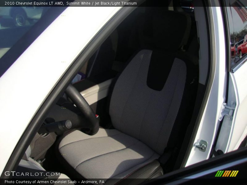 Summit White / Jet Black/Light Titanium 2010 Chevrolet Equinox LT AWD