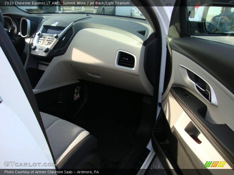 Summit White / Jet Black/Light Titanium 2010 Chevrolet Equinox LT AWD
