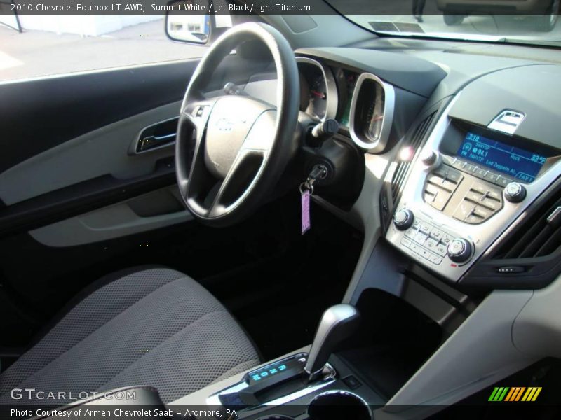 Summit White / Jet Black/Light Titanium 2010 Chevrolet Equinox LT AWD