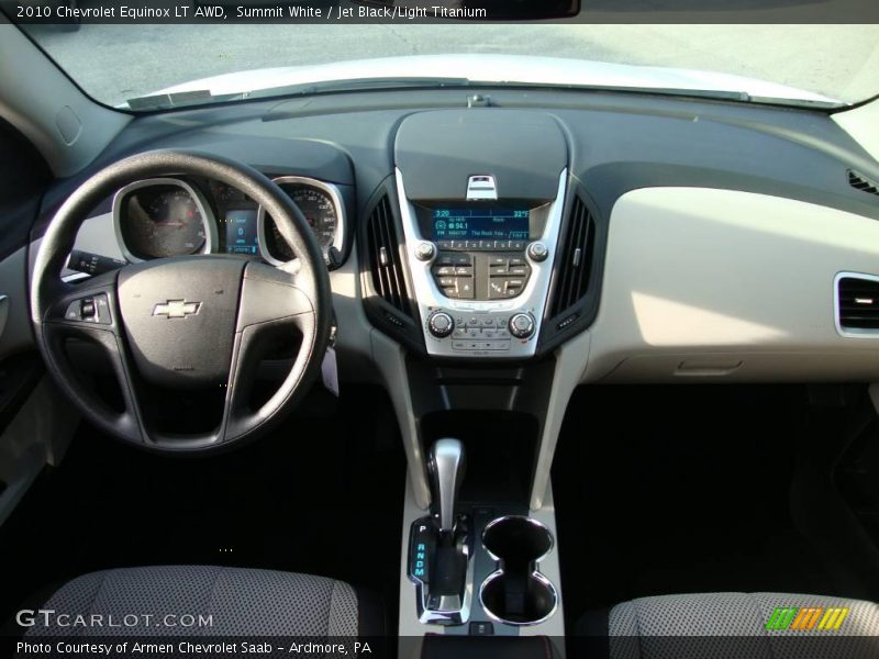 Summit White / Jet Black/Light Titanium 2010 Chevrolet Equinox LT AWD