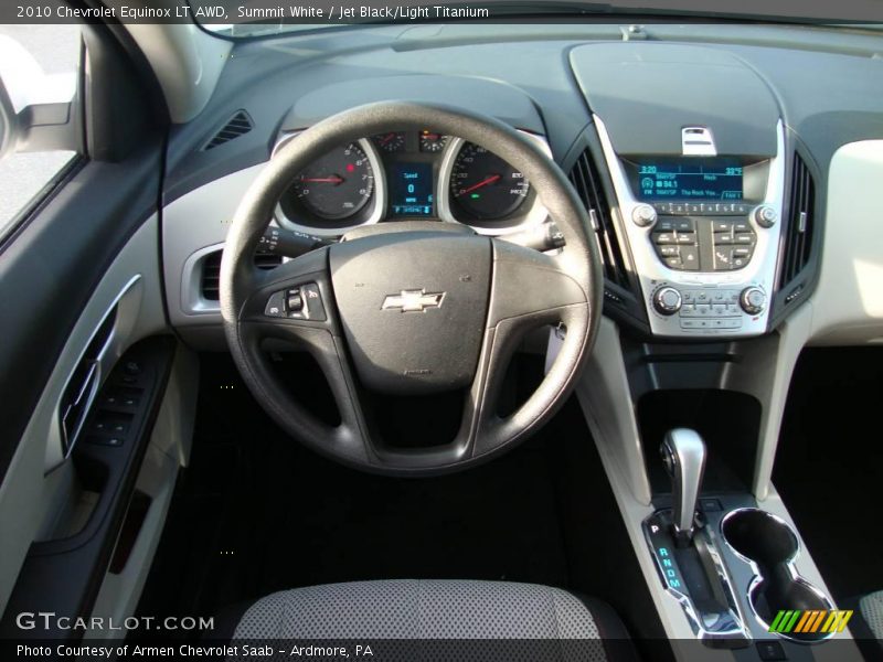 Summit White / Jet Black/Light Titanium 2010 Chevrolet Equinox LT AWD