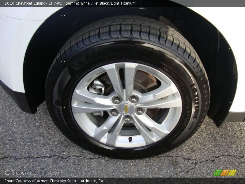 Summit White / Jet Black/Light Titanium 2010 Chevrolet Equinox LT AWD