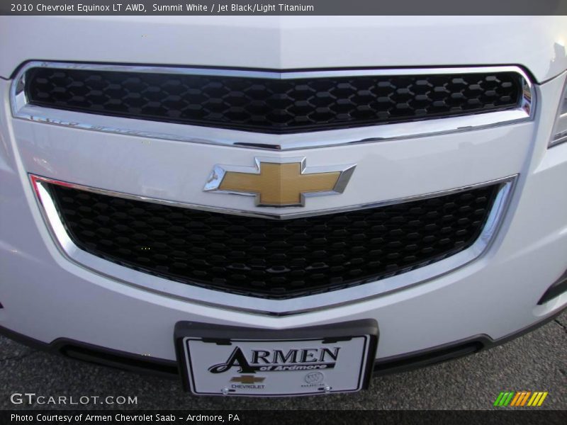 Summit White / Jet Black/Light Titanium 2010 Chevrolet Equinox LT AWD