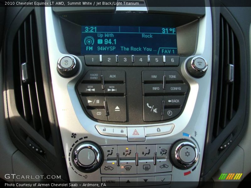 Summit White / Jet Black/Light Titanium 2010 Chevrolet Equinox LT AWD