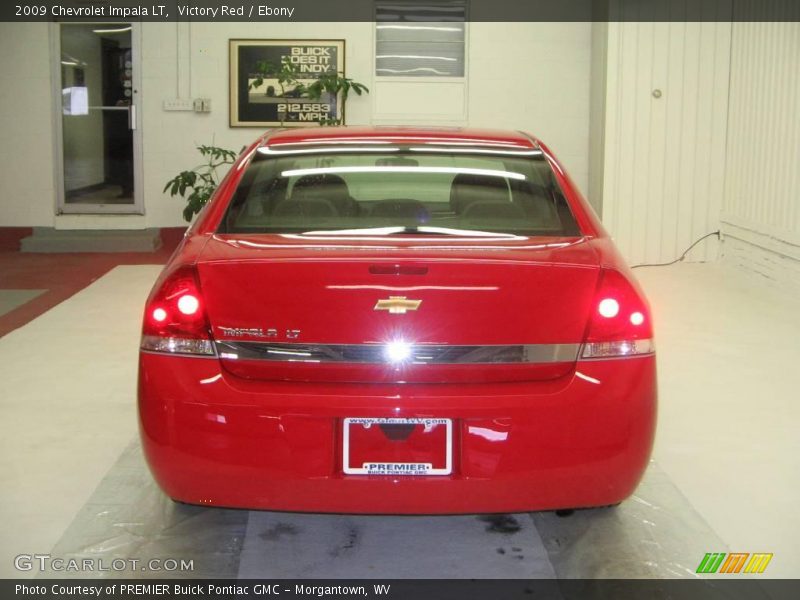 Victory Red / Ebony 2009 Chevrolet Impala LT