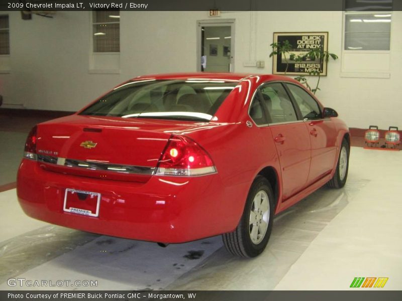 Victory Red / Ebony 2009 Chevrolet Impala LT