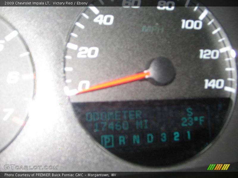 Victory Red / Ebony 2009 Chevrolet Impala LT