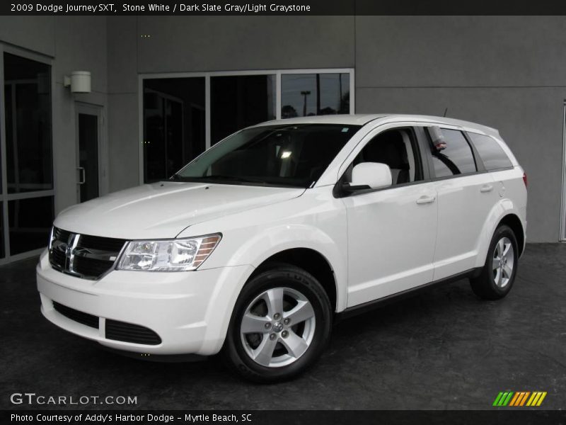 Stone White / Dark Slate Gray/Light Graystone 2009 Dodge Journey SXT