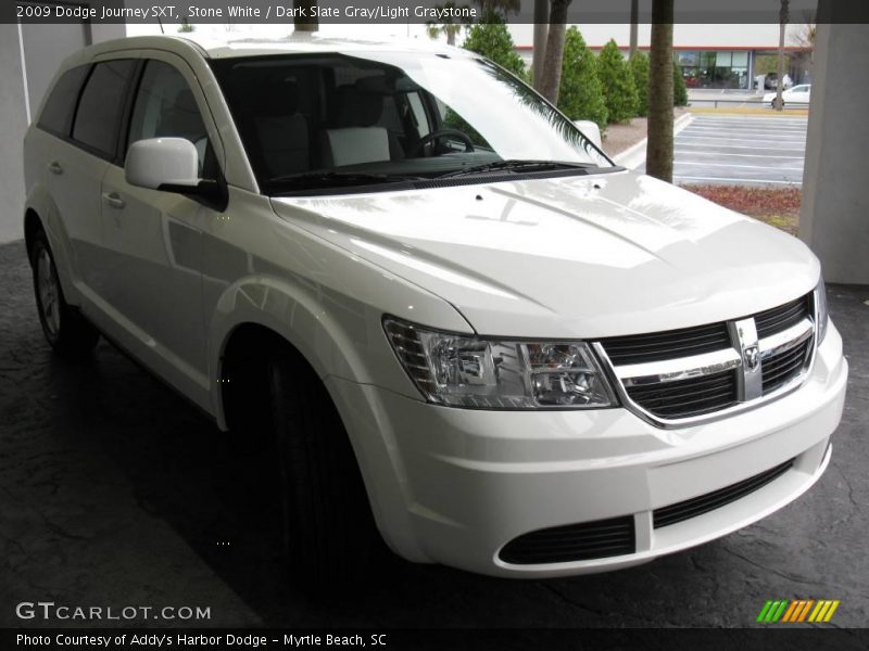 Stone White / Dark Slate Gray/Light Graystone 2009 Dodge Journey SXT