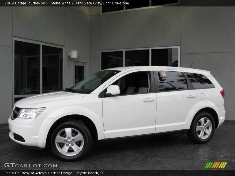Stone White / Dark Slate Gray/Light Graystone 2009 Dodge Journey SXT