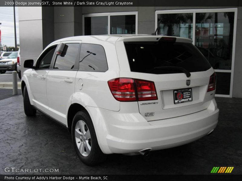 Stone White / Dark Slate Gray/Light Graystone 2009 Dodge Journey SXT