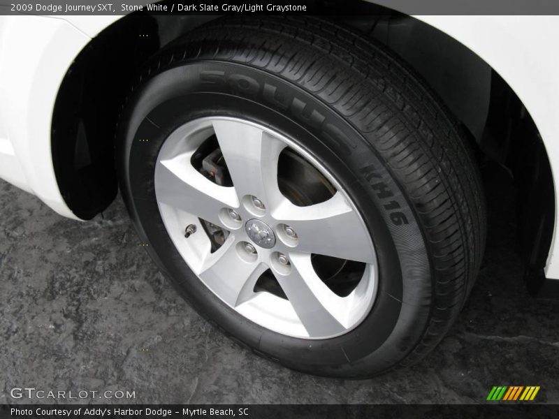 Stone White / Dark Slate Gray/Light Graystone 2009 Dodge Journey SXT