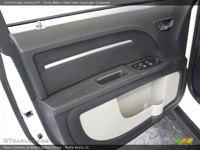Stone White / Dark Slate Gray/Light Graystone 2009 Dodge Journey SXT