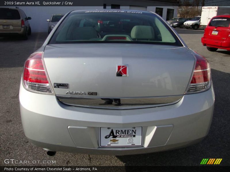 Quicksilver / Gray 2009 Saturn Aura XE