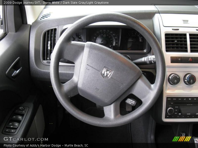 Stone White / Dark Slate Gray/Light Graystone 2009 Dodge Journey SXT