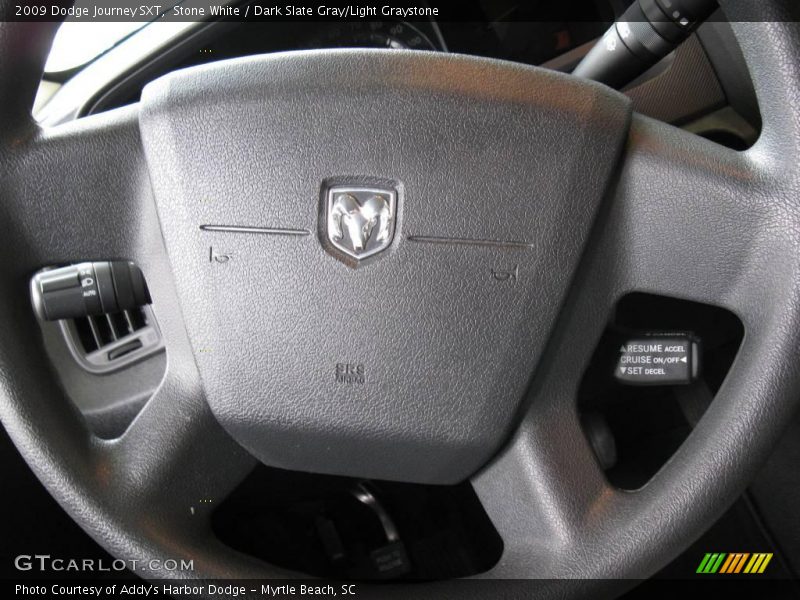 Stone White / Dark Slate Gray/Light Graystone 2009 Dodge Journey SXT