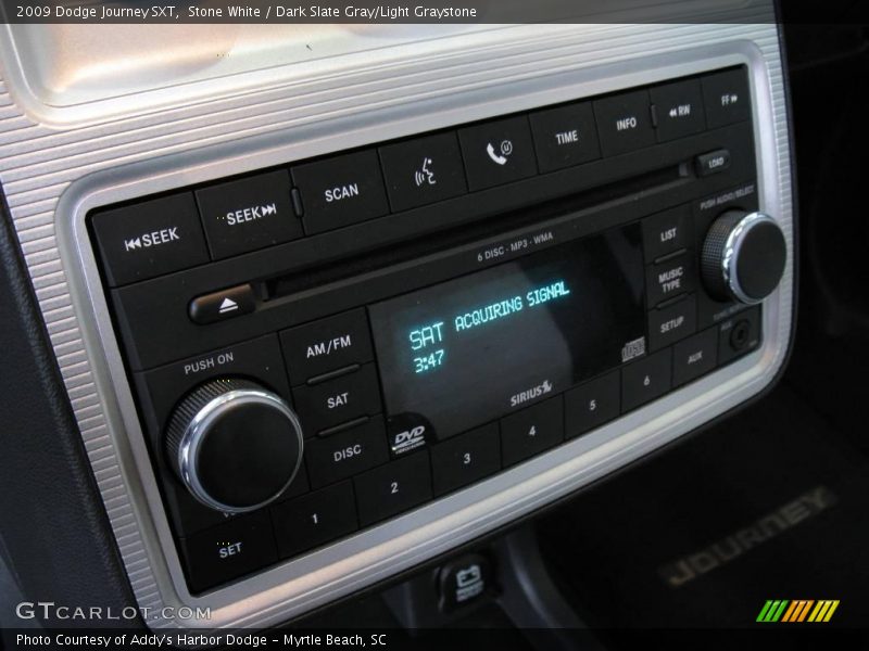 Stone White / Dark Slate Gray/Light Graystone 2009 Dodge Journey SXT