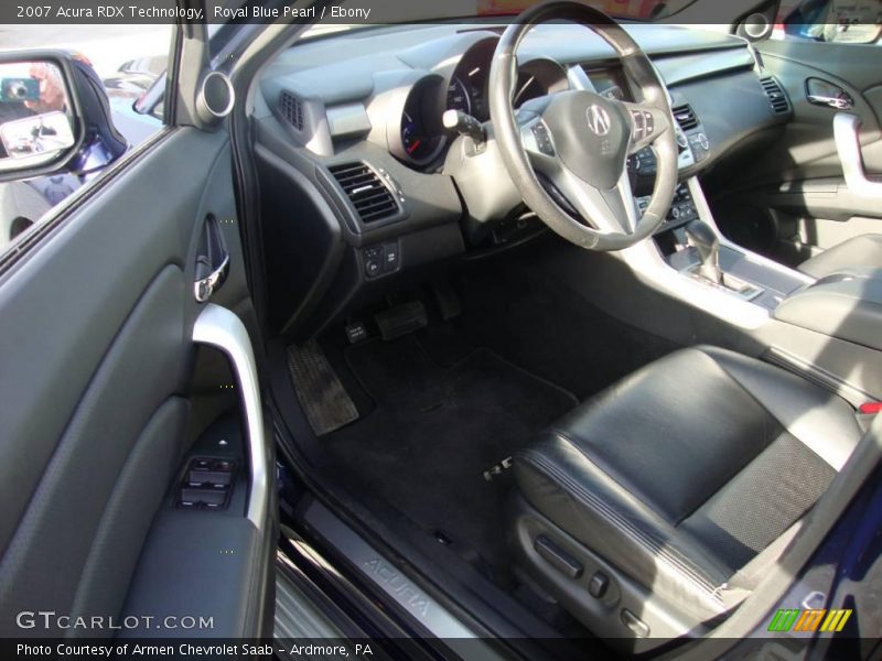 Royal Blue Pearl / Ebony 2007 Acura RDX Technology