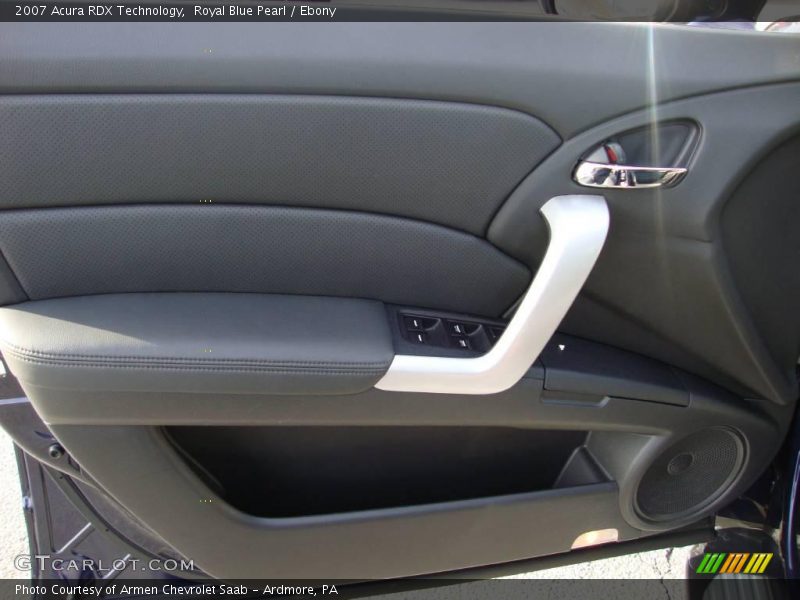 Royal Blue Pearl / Ebony 2007 Acura RDX Technology