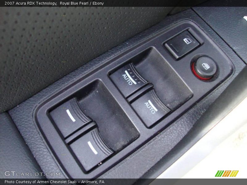 Royal Blue Pearl / Ebony 2007 Acura RDX Technology