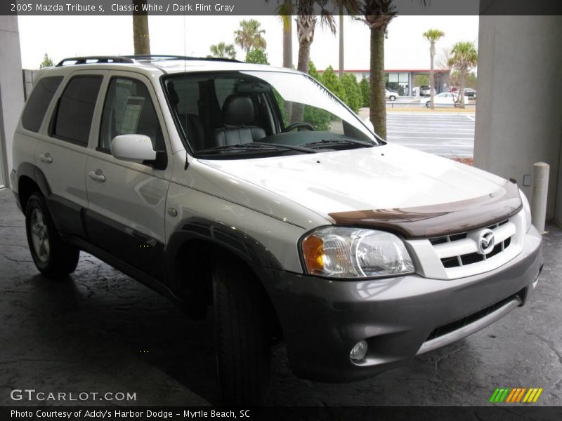 Classic White / Dark Flint Gray 2005 Mazda Tribute s