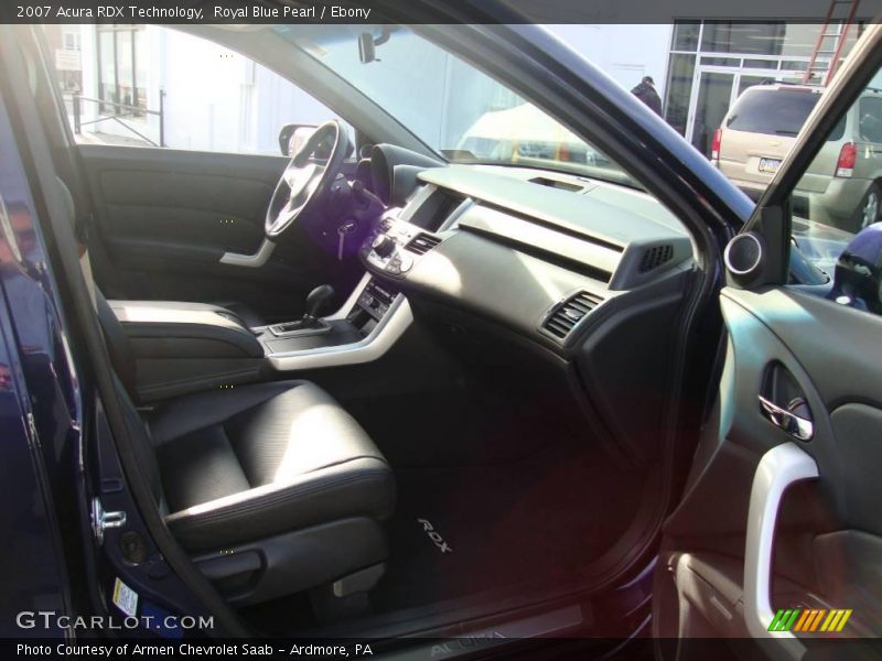 Royal Blue Pearl / Ebony 2007 Acura RDX Technology