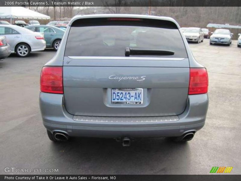 Titanium Metallic / Black 2006 Porsche Cayenne S