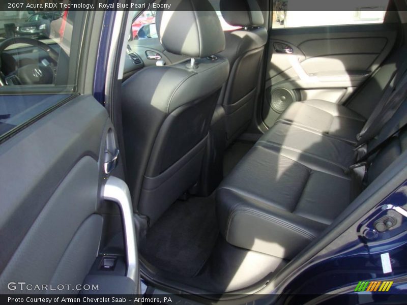 Royal Blue Pearl / Ebony 2007 Acura RDX Technology