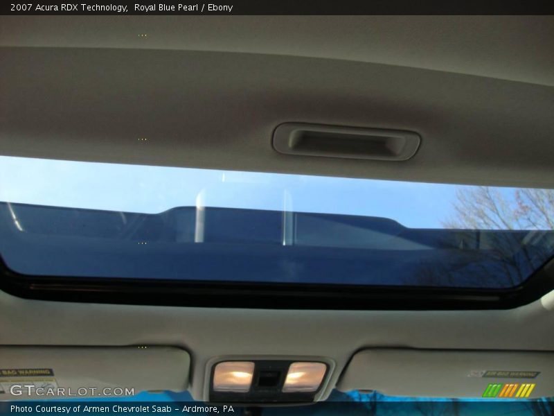 Royal Blue Pearl / Ebony 2007 Acura RDX Technology