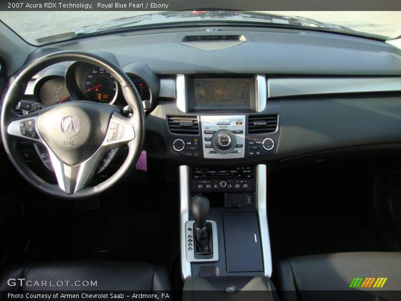 Royal Blue Pearl / Ebony 2007 Acura RDX Technology