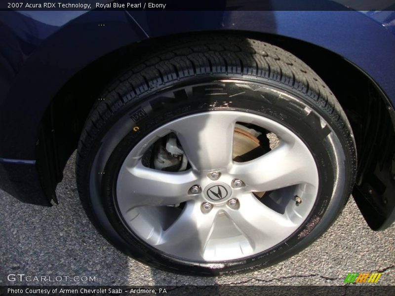 Royal Blue Pearl / Ebony 2007 Acura RDX Technology
