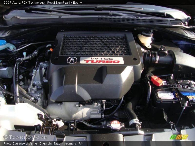 Royal Blue Pearl / Ebony 2007 Acura RDX Technology