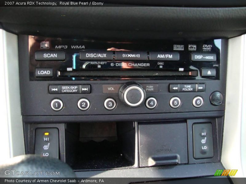 Royal Blue Pearl / Ebony 2007 Acura RDX Technology