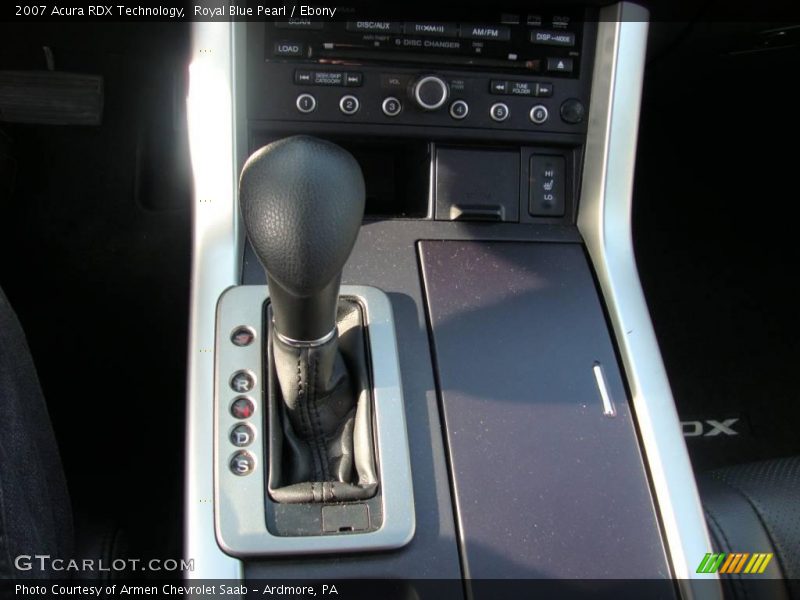 Royal Blue Pearl / Ebony 2007 Acura RDX Technology