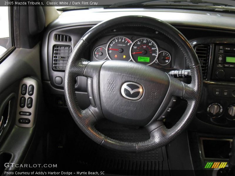 Classic White / Dark Flint Gray 2005 Mazda Tribute s