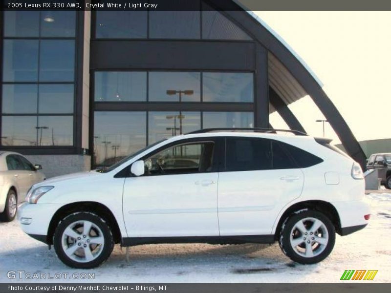 Crystal White / Light Gray 2005 Lexus RX 330 AWD
