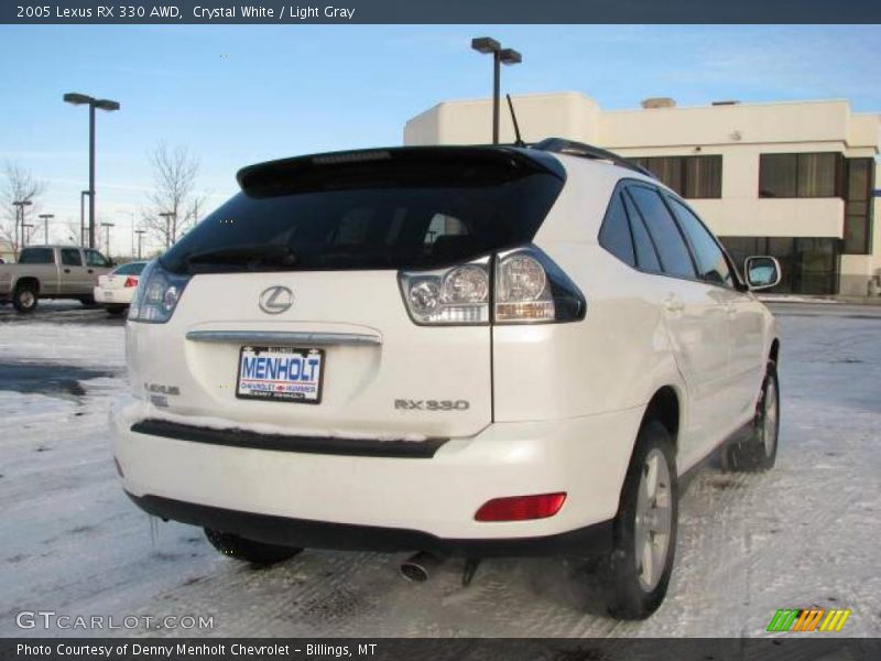 Crystal White / Light Gray 2005 Lexus RX 330 AWD