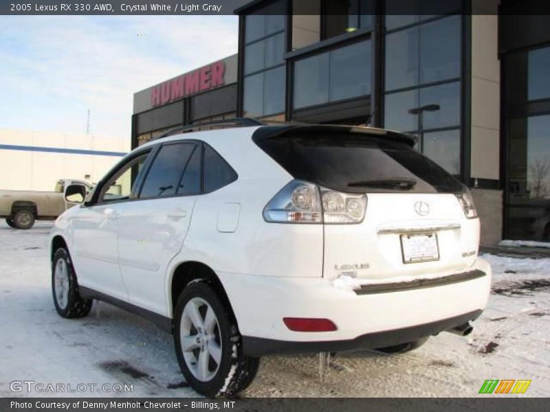 Crystal White / Light Gray 2005 Lexus RX 330 AWD